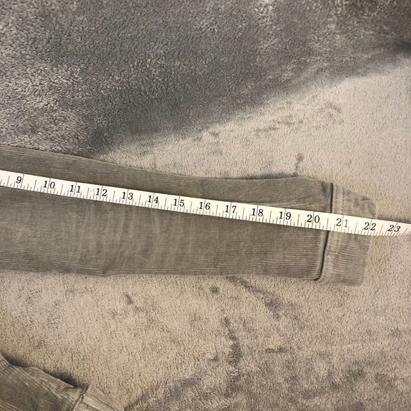 Black Label C'est Toi Women's Small Jacket Grayish/Tan Corduroy Denim Coat - Picture 7 of 9